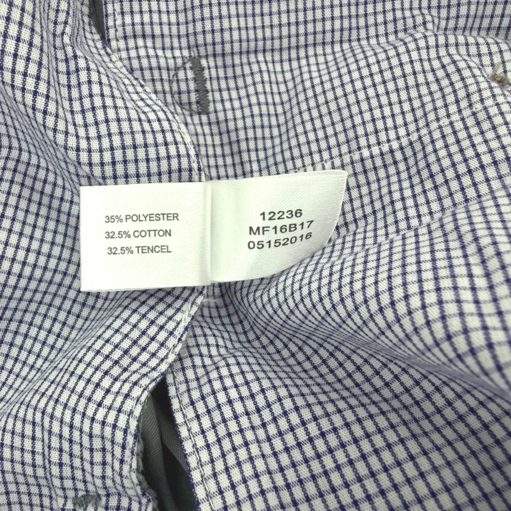 Peter Millar Pants Mens 33x35.5 Gray Poly Cotton SLIM‎ Flat Front MF16B17 NEW